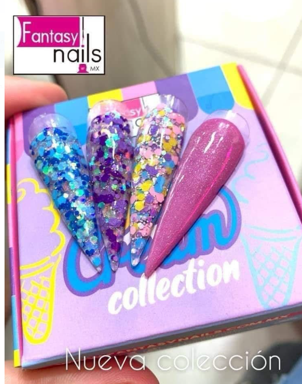 COLECCION ACRILICOS ICE CREAM FANTASY NAILS